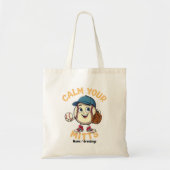 究極の野球グッズ「Calm Your Mitts」 トートバッグ (正面)