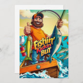 究極の魚釣り冒険 招待状 (正面/裏面)