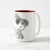 究極の**テディベア愛**マグカップ ツートーンマグカップ (正面右)