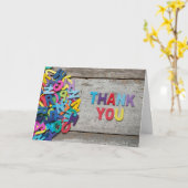 究極の**感謝カード** カード (黄色い花)