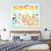 究極のSoCal キャンバスプリント (インサイチュ (寝室))