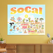 究極のSoCal キャンバスプリント (インサイチュ (リビング))