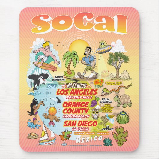 究極のSoCal マウスパッド (正面)