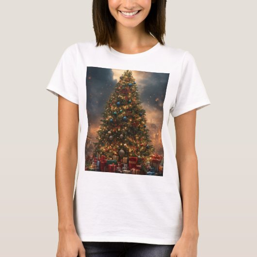 究極クラシックのホワイトティー：エバのタイムレススタイル Tシャツ (正面)