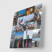 究極!ニューヨークシティプロの写真 スクエア壁時計 (傾斜)