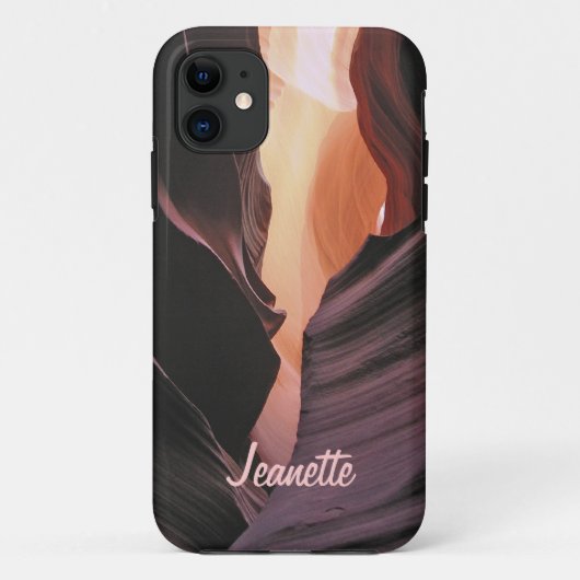 穹窖の抽象芸術のやっとそこに歪んだ渓谷 Case-Mate iPhoneケース (裏面)