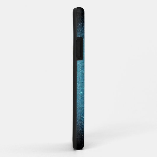 穹窖の箱の青いグリッターのヒップスターのコントラストSatur Case-Mate iPhoneケース (裏面/右)