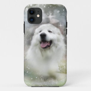穹窖-グレート・ピレニーズの冬場面 iPhone 11 ケース