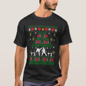 空おもしろい手クリスマスギフト醜いクリスマスセーターT-Sh Tシャツ (正面)