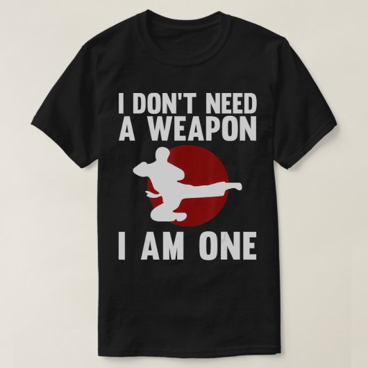 空おもしろい手女子男性へテコンドー武術芸術 Tシャツ (デザイン正面)