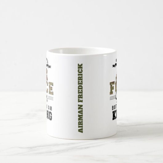 空おもしろい誇りを持った軍母が殺す軍隊 コーヒーマグカップ (中央)