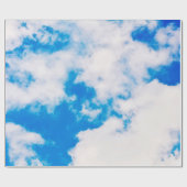 空および雲の包装紙 ラッピングペーパー (フラット)