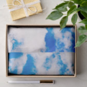 空および雲の挨拶状のティッシュペーパー 薄葉紙 (ギフト)