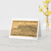 空からのサクラメント、1923年 カード (黄色い花)