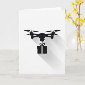 空からの贈り物 誕生日カード カード (黄色い花)