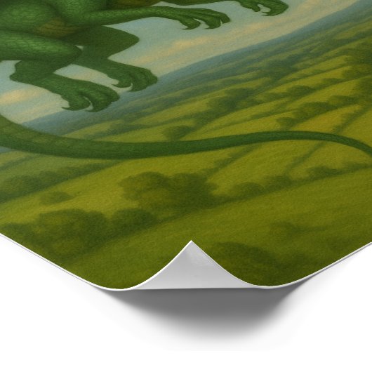 空から自然の怒り ポスター (角)