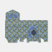 空かわいらし青忘れ目 – 山の花なし フェイバーボックス (折り畳みなし)