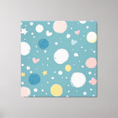 空かわいらし キャンバスプリント (正面)