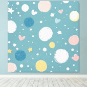 空かわいらし キャンバスプリント (インサイチュ (ウッドフロア))