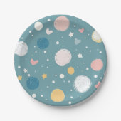 空かわいらし ペーパープレート (正面)