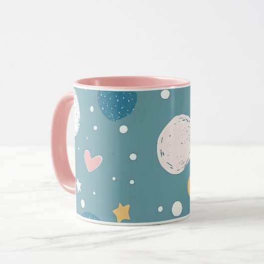 空かわいらし マグカップ (正面左)