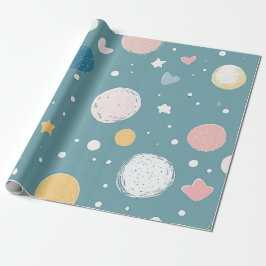 空かわいらし ラッピングペーパー