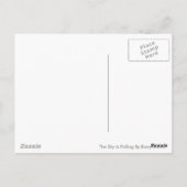 空が下がっている ポストカード (裏面)