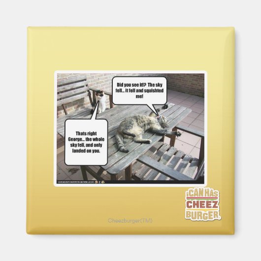 空が下がっている マグネット (正面)