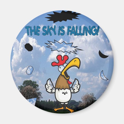 空が落ちている!!! マグネット (正面)