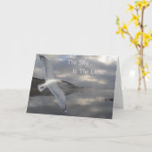 空が限界だ カード (黄色い花)