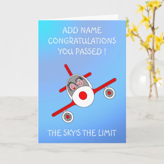 空が限界だ カード (黄色い花)