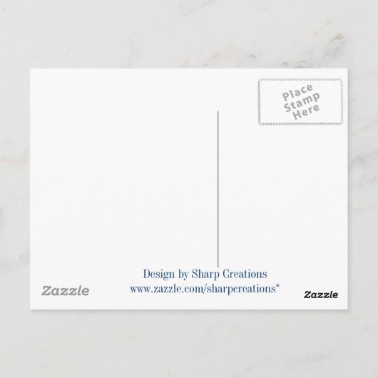 空が限界だ! ポストカード (裏面)