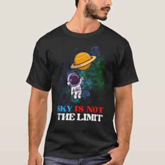 空が限界ではない Tシャツ