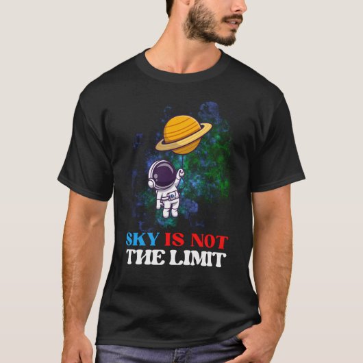 空が限界ではない Tシャツ (正面)
