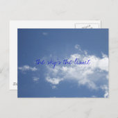 空が限界のはがき ポストカード (正面/裏面)