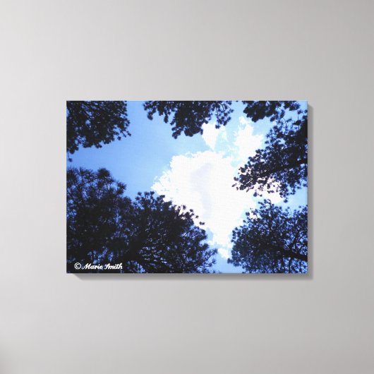 空が限界 キャンバスプリント (正面)