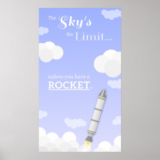 空が限界 ポスター (正面)