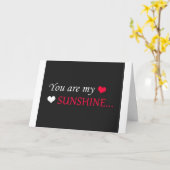 空が青いときだけでなく、「私のサンシャイン」です。 カード (黄色い花)