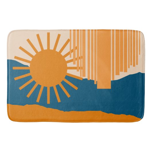 空が15下がっている バスマット (正面)