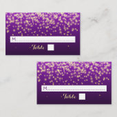 空きらめくの座席表の明結婚かり プレイスカード (正面/裏面)