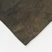 空きカップを持つ少女（ルートヴィヒ・クナウス） フリースブランケット (角)