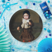 空きカップを持つ少女（ルートヴィヒ・クナウス） ペーパープレート (パーティー)