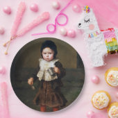 空きカップを持つ少女（ルートヴィヒ・クナウス） ペーパープレート (パーティー)