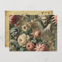 空きハート – ゴシックビクトリアン シーズンポストカード