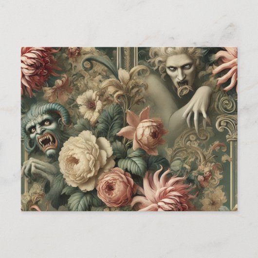 空きハート – ゴシックビクトリアン シーズンポストカード (正面)