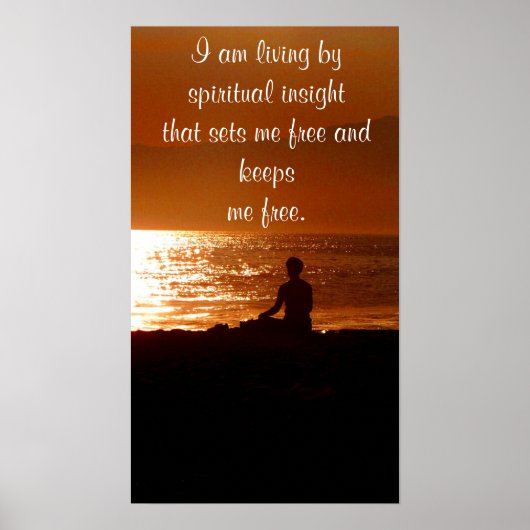 空きプリント(_O) ポスター (正面)