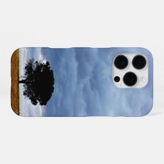 空き地の木 iPhoneケース (裏面横)