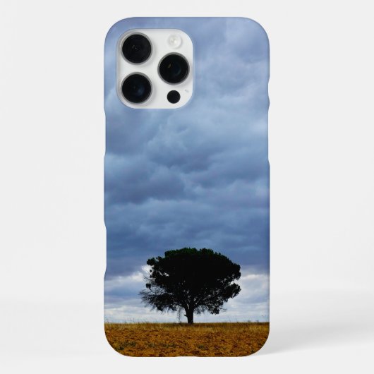 空き地の木 iPhoneケース (裏面)