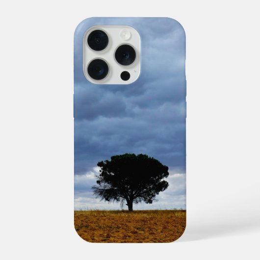 空き地の木 iPhoneケース (裏面)