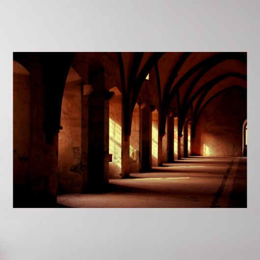 空き廊下の写真 ポスター (正面)